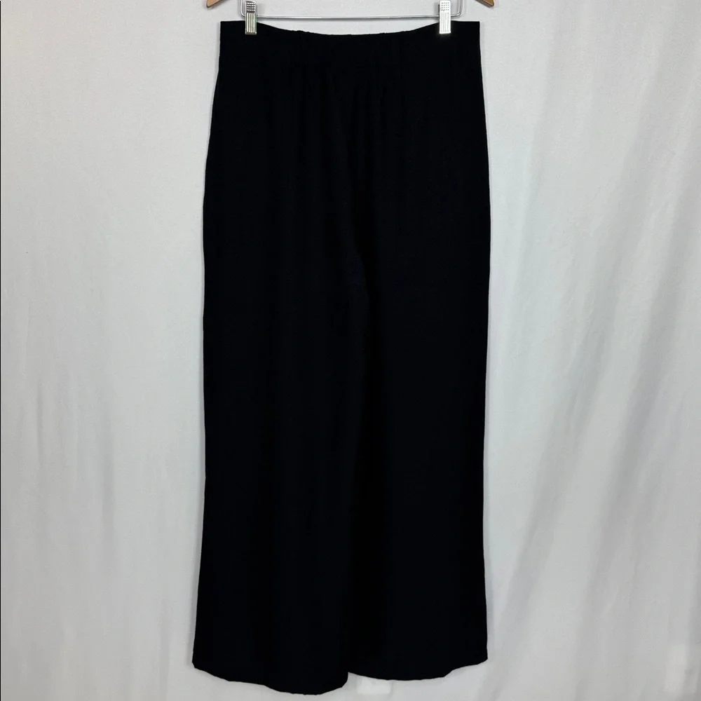 Ellen Tracy‎ Women’s Pleated Wide Leg Pants Large Black